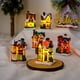 thumbnail image 3 of Microstar-casa navideña brillante, Mini casa de resina con luz LED, regalo de Navidad, decoración de mesa, adorno de escritorio, 3 of 4