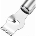 thumbnail image 4 of Stainless Steel Lemon Zester, Metal Scraper, Kitchen Utensil, Multifunctional Fruit Peeler, Orange Peeler, 4 of 5
