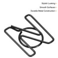 thumbnail image 4 of Unique Bargains Paper Clip Coated Letter N Shape Alphabet Clips Bookmarks, Black, 100 Count, 4 of 6