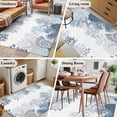 thumbnail image 6 of Summer Marine Life Washable Area Rugs 4'x6', Ocean Corals Coastal Starfish Conch Low Pile Throw Living Room Rug Non-Slip Sturdy Edge Binding Carpet for Indoor Entryway Bedside Kitchen, 6 of 9