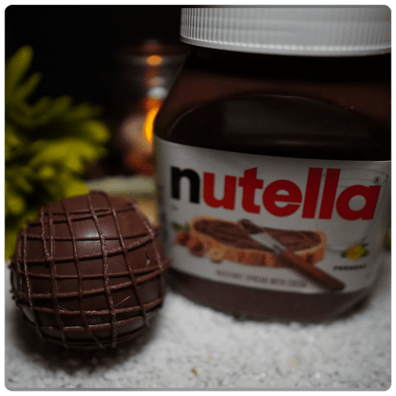 Nutella Hazelnut Hot Chocolate Bomb