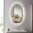 thumbnail image 6 of RADIANCE goods Back Lit Oval TouchScreen LED Mirror 3 Color Temperatures 3000K-6000K 32" Height, 6 of 9