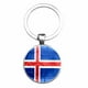 thumbnail image 1 of Llavero con bandera nacional Likrtyny Islandia Cristal 5*2,5 cm, 1 of 2