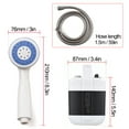 thumbnail image 4 of Portable Camping Shower Outdoor USB Rechargeable Electric Shower Pump for Camping Car Washing Gardening Pet Cleaning, 4 of 9