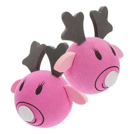 WHAMVOX 2pcs Antenna Topper Deer Car Antenna Prop Deer Topper Deer Ornament Antenna Deer Ornament Replacement Ornament Car Replacement Deer Prop