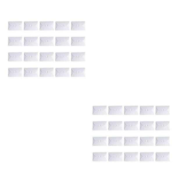 Wosthever Sobres de papel de 50 piezas: sobres de papel Kraft multiusos, duraderos y resistentes, clásicos y elegantes Type5 NO5