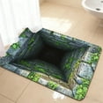 thumbnail image 4 of 3D Optical Illusion Rug, Non-Slip Floor Mat for Indoor & Outdoor Use, Blue Cave & Stone Visual Illusion Doormat for Bedroom, Living Room, Porch, Terrace and Entrance Decor (40x60cm), 4 of 4