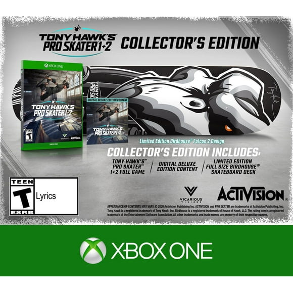 Jeu vidéo Tony Hawk's™ Pro Skater™ 1 + 2 Édition Collector pour (Xbox One)