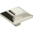 thumbnail image 2 of Atlas Homewares 4002 Trocadero 1-1/2" Square Cabinet Knob - Nickel, 2 of 7