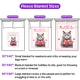 thumbnail image 5 of Happy Valentine's Day British Shorthair Brings Love Heart Cozy Fleece Blanket Cat Lover Kitten Owner Gifts Warm Soft Throw Blanket - 02028, 5 of 5