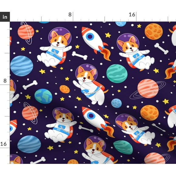 Dog Print Fleece Fabric