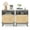 Gray(1 Drawer), variant on Brafabhome Rattan Nightstand Set of 2 with Drawers, Modern Bedside Table with Large Storage for Bedroom, Accent Sofa End Tables for Living Room | Beige