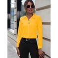 thumbnail image 4 of Chic Lapel Top Sleek Women Slim-Fit Shirt Long Sleeves Perfect for Spring/Fall Wear, 4 of 19