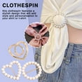 thumbnail image 6 of 1PC Pearl Brooch Pin Fixed Clothes Shirt Trousers Pants Waist GX K6G4, 6 of 9