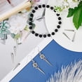 thumbnail image 5 of 100PCS Antique Silver Spike Beads Pendants Tibetan Style Alloy Pendants Jewelry Making Supplies for DIY Necklace Bracelet Earrings, 5 of 5