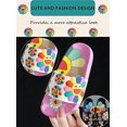 thumbnail image 3 of Children's Slippers Cute Beach Water Figure Slippers Boys And Girls Shower Pool Summer Slipper Black Flower, 3 of 5