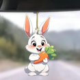 thumbnail image 4 of Birdeem Easter Carrot Rabbit Home Scene Layout Hanging Parts, 4 of 12