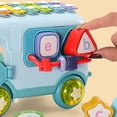 thumbnail image 4 of Agiferg Puzzle Eight-tone Hand Knocking On The Piano, Baby Two-in-one Bus Musical Instrument, Children's Music Toy, Rattle, 4 of 9