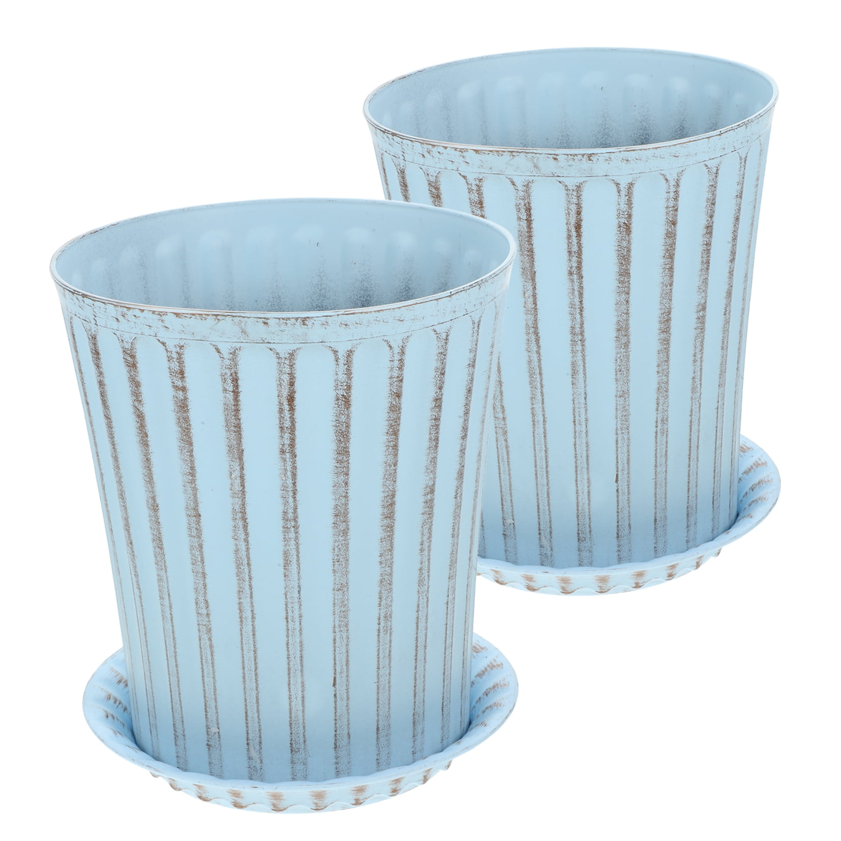 OUNONA 2 Sets of Plant Pot Nursery Planter Gardening Plants Pot Outdoor Indoor Plants Pot Vintage Flowerpot