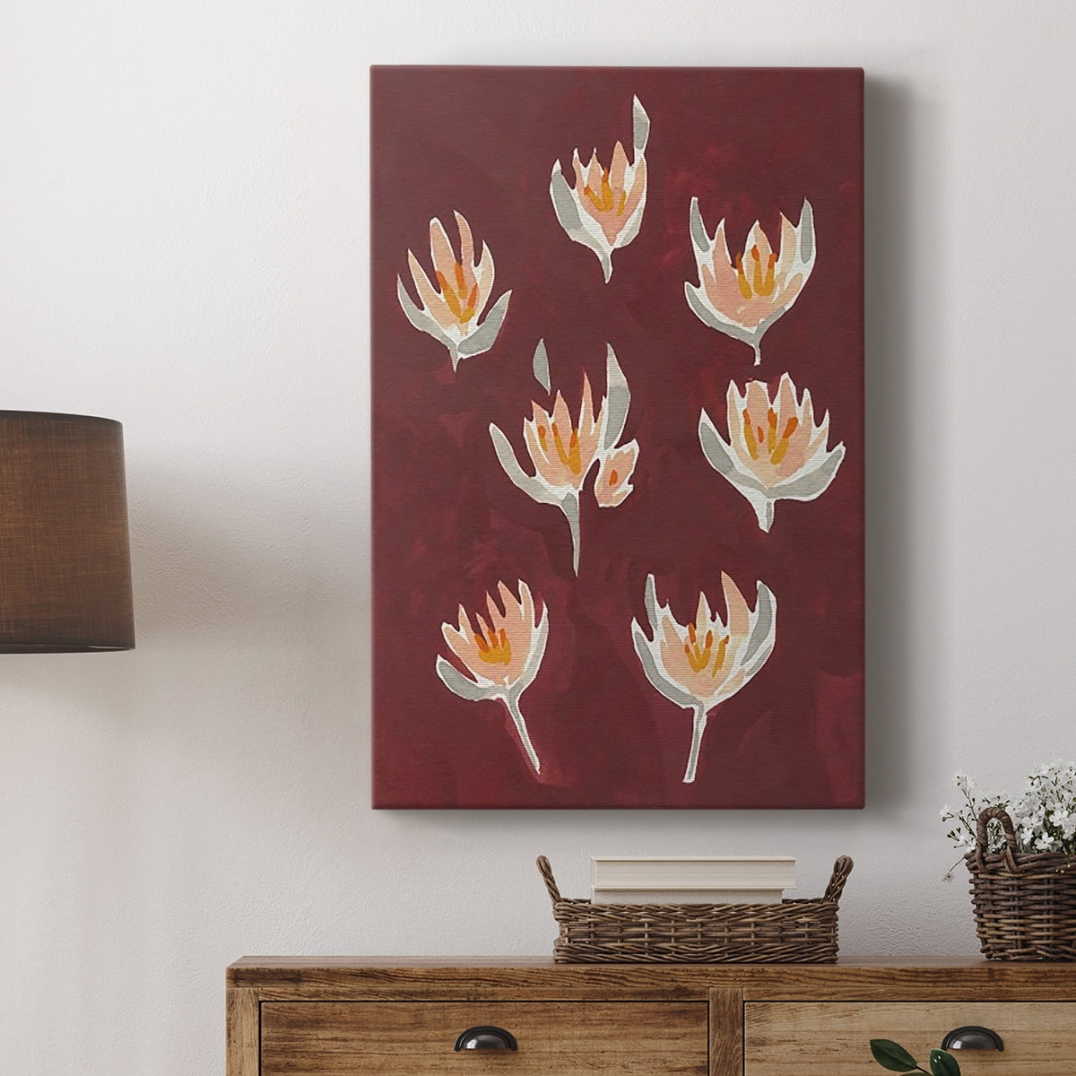 Pink Potpourri I Premium Gallery Wrapped Canvas - Ready to Hang