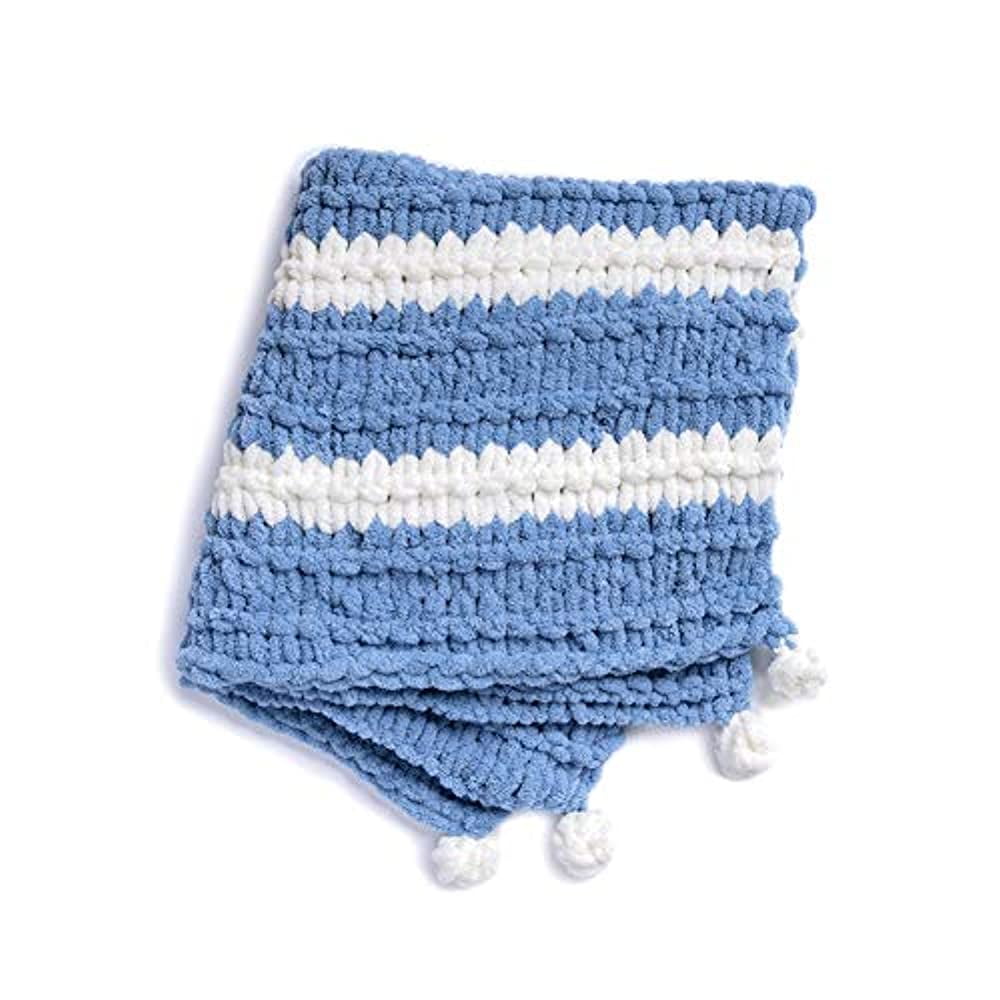 Country blue bernat blanket yarn hotsell