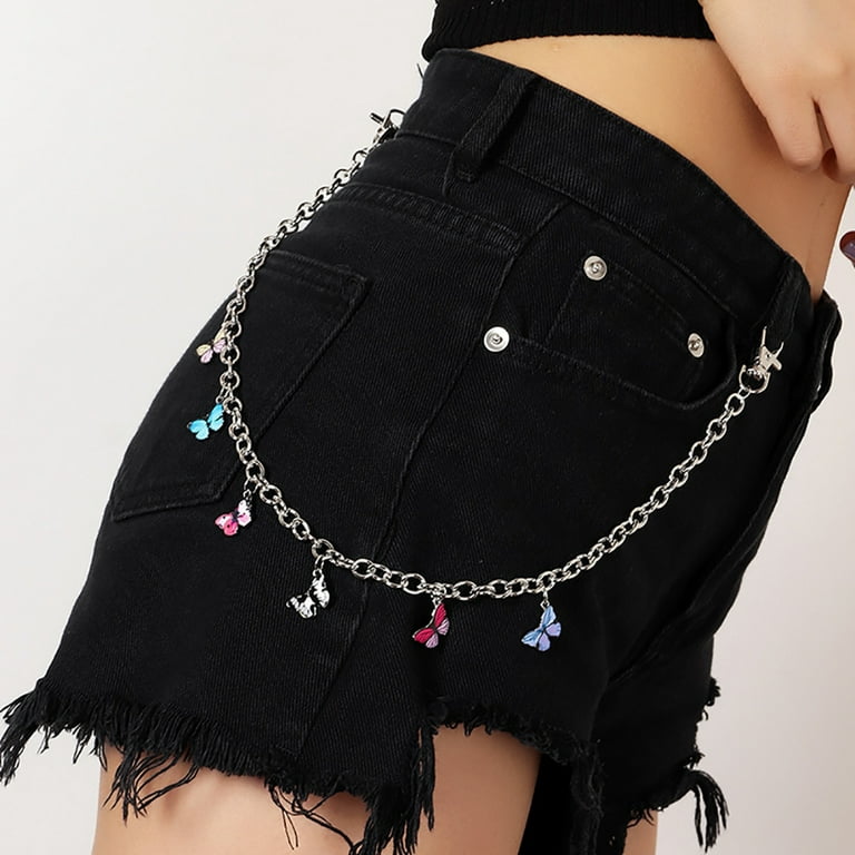 Pants Chain Creative Butterfly Punk Style Pocket Chain Wallet