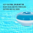 thumbnail image 6 of U.S. Pool Supply Pool & Spa Floating Chlorine & Bromine 1" Tablet Dispenser, 5" Diameter, Collapsible Floater, 6 of 6