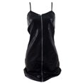 thumbnail image 4 of Women's Sexy Slim Casual Leather Sleeveless Dress Lightweight, All Season, Hand Wash One Size Fits Most, 4 of 5