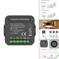 thumbnail image 4 of Módulo de interruptor de 2 entradas para Tuya, módulo de conversión eléctricos inalámbricos, interruptor de lámpara inteligente para, 4 of 10