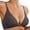 Bronze, variant on Front Closure Bras For Women Seamless Comfy Bra No Underwire V Padded Bralette with Support Low Cut Design