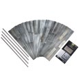 thumbnail image 1 of Aspect Peel & Stick Distressed Metal Panel (15 sq ft Kit, Gilded Silver), 1 of 2