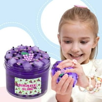 Kumdkd 300ml Slime Kit, Assorted (Jelly Cube Crunchy, Cloud, Butter) Slime, Non-Sticky, DIY Stress Relief Toys for Unisex Children, Birthday Gift, Party Favor