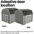 thumbnail image 5 of Handy Home Products Hudson 12 ft. x 24 ft. Wood Storage Shed, 5 of 8