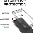 thumbnail image 4 of iPhone 8 Plus Clear Case for Apple iPhone 7 Plus Ghostek Covert (Red), 4 of 7
