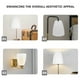 thumbnail image 5 of Cubiertas de pantalla de lámpara blanca para lámpara de pared, lámpara de araña, pantallas de lámpara de mesa, 32 MM, accesorio de iluminación, 3 uds., 5 of 8
