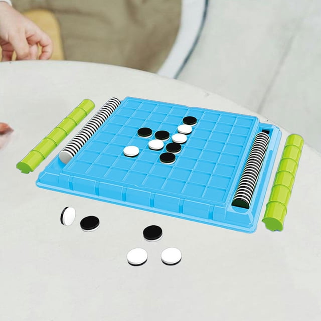 Juego de mesa de estrategia Reversi CUTICAT con almacenamiento azul para niños de 6 años