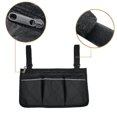 thumbnail image 4 of Sac de Rangement Latéral pour Accoudoir de Fauteuil, Poche Portable Convenant aux Roues en Bois et aux Mobiles, 4 of 5