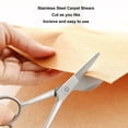 thumbnail image 2 of Stainless Steel Applique Scissors Duckbill Blade Comfortable Ergonomic Handle Diy Carpet Shears,Sandblasting, 2 of 6