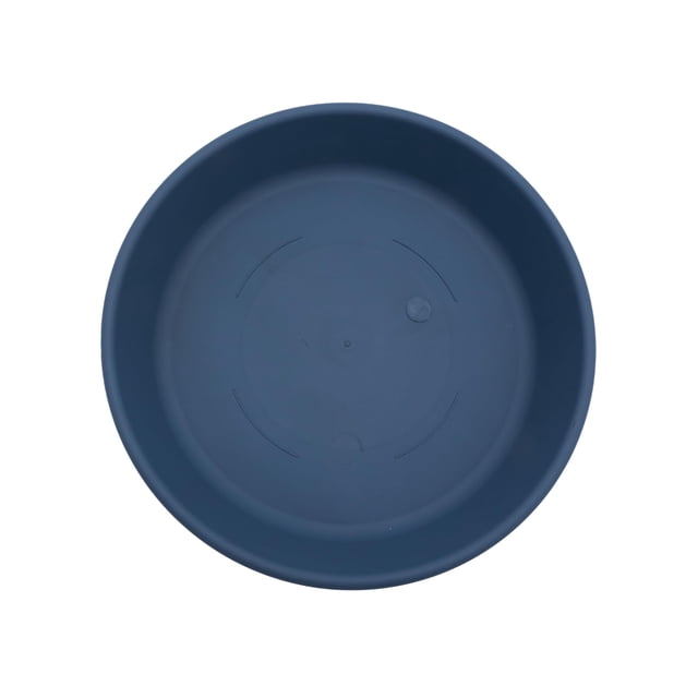 Plato para maceta redondo de plástico The HC Companies 30 cm azul pizarra