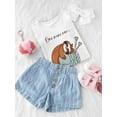 thumbnail image 3 of One More Row Sleeping Sloth T - Toddler T-Shirt, White, 3 of 4