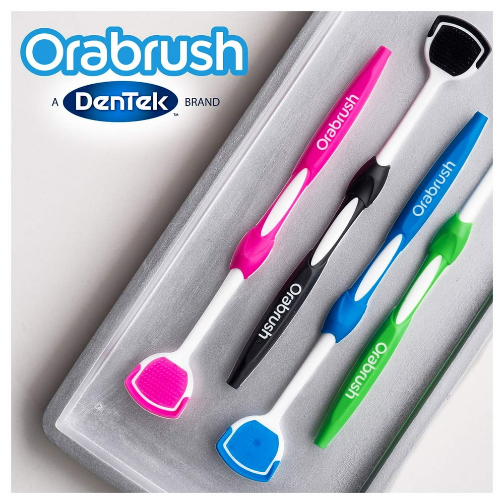 Orabrush Tongue Cleaner Helps Fight Bad Breath 4 Tongue Scrapers
