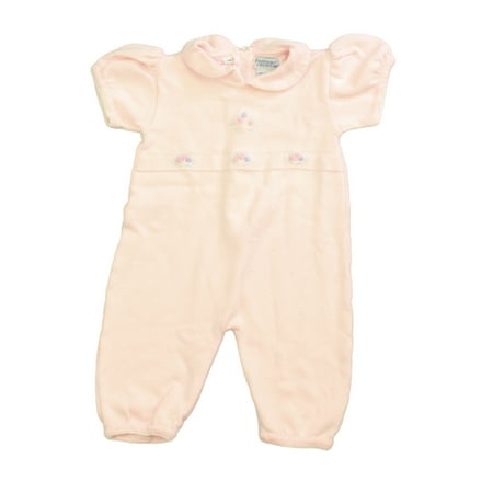 

Pre-owned Friedknit Creations Girls Pink Romper size: 3 Months