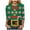Dark Green, variant on Christmas Womens Tops Womens 3/4 Sleeve Crew Neck Christmas T-Shirts Merry Christmas Leopard Plaid Tree Graphic Tee Tops Wine,XL