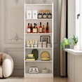 thumbnail image 2 of KULAGAGA 4-Door Kitchen Pantry Display Cabinet Bookcase with 5 Tier Shelves,31.5" Wide, 2 of 6