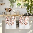 thumbnail image 4 of Brown Eucalyptus Leaves Kitchen Towels Set of 2, Summer Botanical Watercolor Absorbent Dish Towels for Kitchen, Microfiber Hand Towel, Quick Drying Tea Towel for Cleaning Decorative Dishcloths, 4 of 7