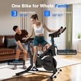 thumbnail image 4 of Vélo d'Exercice Intérieur avec Résistance Réglable, pour la Maison et le Bureau. Idéal pour le Cardio, Supporte jusqu'à 300 Lb, 4 of 6