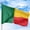 Benin, variant on Benin Outdoor Flag (2x3ft) by DreamController - Durable, Fade-Resistant Polyester, Double-Stitched, Brass Grommets - HD Printed Western Africa Flag - Made in USA