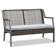 thumbnail image 1 of Real Flame Calvin Aluminum Patio Loveseat in Gray, 1 of 6