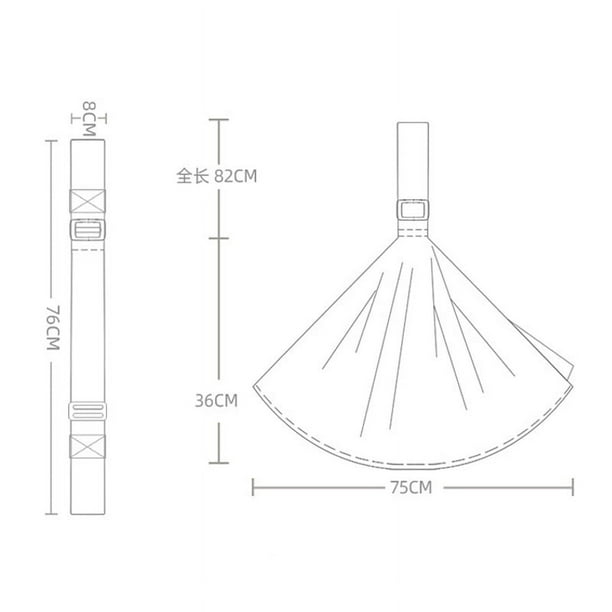 Portabebés de algodón, envoltorio para bebé, portabebés profesional para el hogar, portabebés, estético elegante
