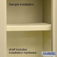 thumbnail image 4 of Salsbury Industries Compartment Shelf for 12 by 15-Inch Metal Locker, Tan, 4 of 4
